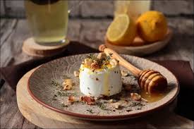 Fromages frais au lait cru de brebis - Miel noisette  (+-100g)