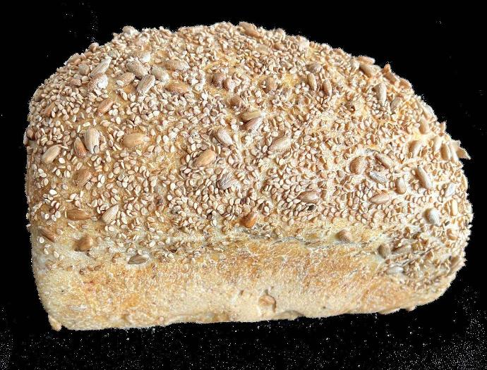 Gros pain levain brique mixte (sésame/tournesol) (3) (4) 900gr